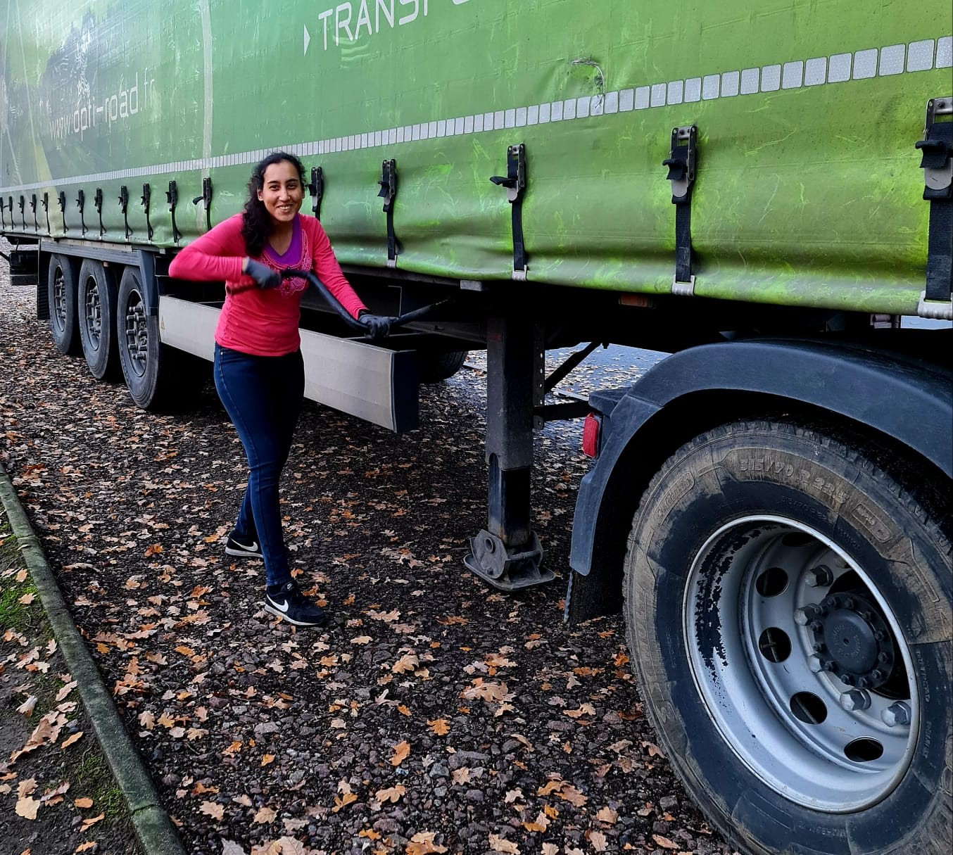 Optiroad - Transport & logistique - Actualités - Katia - Femme conductrice camion
